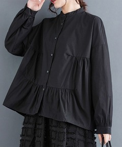 HEART GATHERED WAIST SHAVE BLOUSE（シャツ/ブラウス）｜Ameri