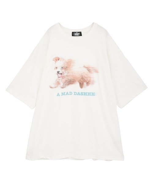MAD DASH DOG BIG BIG Tシャツ（Tシャツ/カットソー）｜Candy Stripper