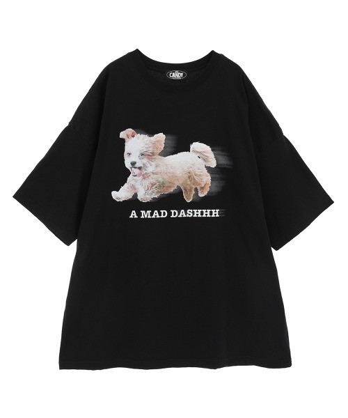 MAD DASH DOG BIG BIG Tシャツ（Tシャツ/カットソー）｜Candy Stripper