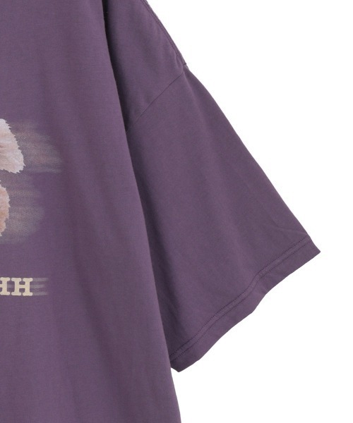 Candy Stripper（キャンディストリッパー）の「MAD DASH DOG BIG BIG Tシャツ（Tシャツ/カットソー・レディース・オフホワイト/ブラック/ライトブルー/パープル・FREE）」の7枚目の写真
