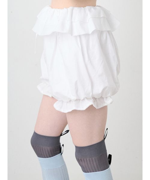 SORIN(ソリン )の「Frilled Bloomer Short Pants/フリルブルマーショートパンツ(その他パンツ・レディース・ブラック/その他/ホワイト・38)」の7枚目の写真