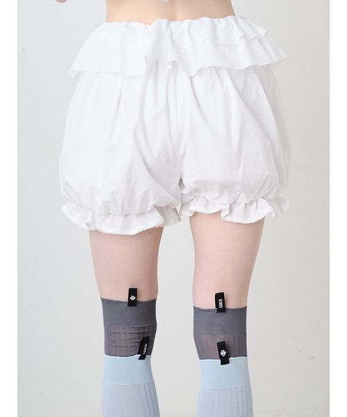 SORIN(ソリン )の「Frilled Bloomer Short Pants/フリルブルマーショートパンツ(その他パンツ・レディース・ブラック/その他/ホワイト・38)」の6枚目の写真