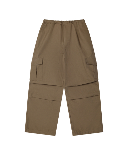 LEATHERY（レザリー）の「パラシュートワイドカーゴパンツ [COTTON BROWN]（スウェットパンツ・レディース・その他・S/M/L）」の4枚目の写真