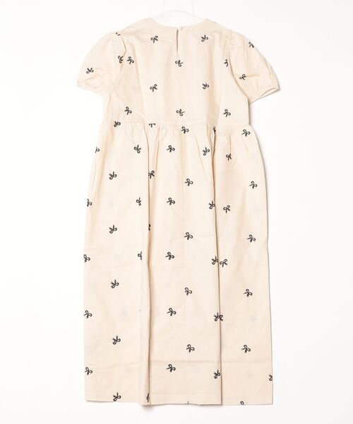 FREE STYLISTS(フリー スタイリスト)の「YUGA_YGMC Korean style ribbon embroidered French sleeve dress(ワンピース・レディース・ホワイト/ベージュ・FREE)」の3枚目の写真