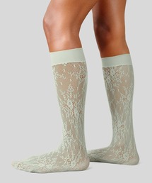 SWEDISH STOCKING（スウェディッシュストッキングス）の「Rosa Lace Knee-Highs Mint（ソックス/靴下）」