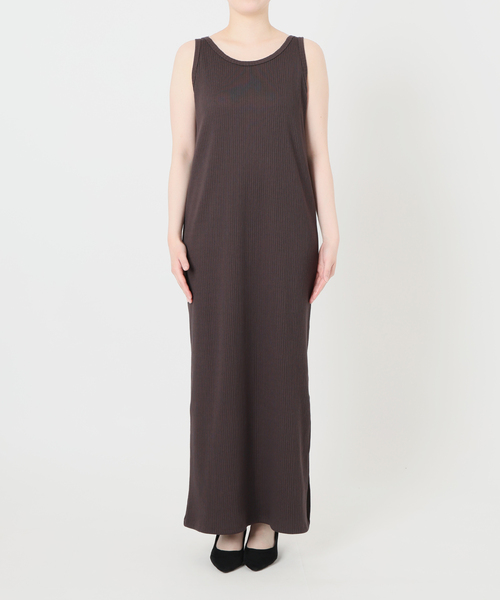 La TOTALITE(ラトータリテ)の「【洗える】2WAYレースリブワンピース(ワンピース・レディース・ブラウン/ブラック・36/38)」の11枚目の写真