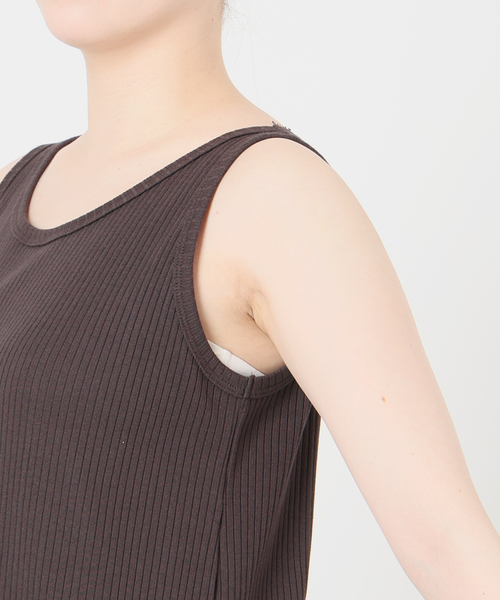 La TOTALITE(ラトータリテ)の「【洗える】2WAYレースリブワンピース(ワンピース・レディース・ブラウン/ブラック・36/38)」の15枚目の写真