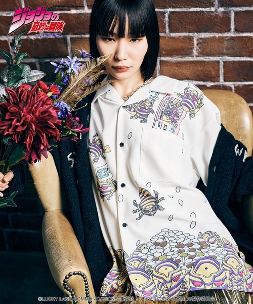 glamb(グラム)の「Harvest Shirt(シャツ/ブラウス・メンズ・ホワイト/ブラック・S/M/L/XL)」の1枚目の写真