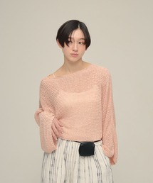 eL | 【eL】3G Tape Yarn Loose Pullover/670506(ニット/セーター)
