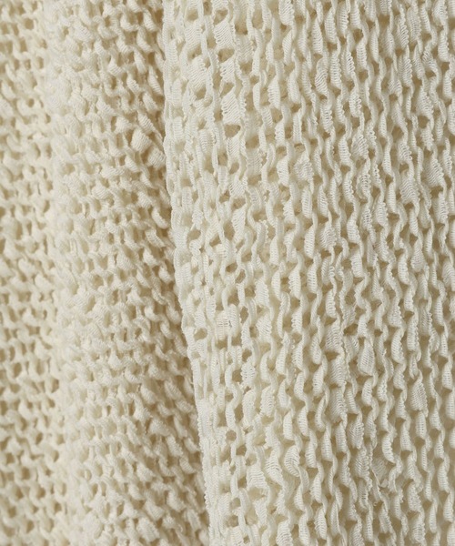 eL（エル）の「【eL】3G Tape Yarn Loose Pullover/670506（ニット/セーター・レディース・ネイビー/オフホワイト/コーラルピンク・FREE）」の19枚目の写真