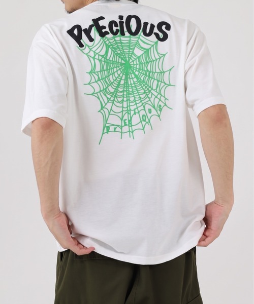 FUNALIVE(ファンアライブ)の「ワンポイント/サガラ/シルキーエアー 刺繍 ロゴ プリント 半袖 Tシャツ(Tシャツ/カットソー・メンズ・レディッシュグレー/ホワイト系3/ネイビー系2/ブラック系2/ダークグリーン/ブラック系3/ネイビー系1/ブラウン/ブラック系1/ホワイト系2/ホワイト系1/ダークグリーン系/ネイビー系3/ホワイト系7/パープル系1/ネイビー系4/ホワイト系8/パープル系2/ネイビー系5/ダークグリーン系1/ホワイト系5/ブラック系5/ブラック系6/ブラック系7/ブラウン系1/グレー系2/グレー系3/グレー系4/ブラウン系/ブラウン系2/ブラック/ダークグリーン系2/ホワイト系4/ダークグリーン系3/ブラウン系3/ホワイト系6/ブラック系/ブラック系4/ブラウン系5/グレー系1/ブラック系8/ブラウン系4/ブラック系9・LL/L/M)」の6枚目の写真