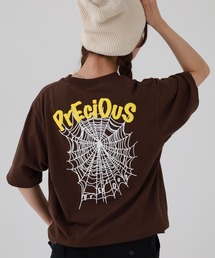 ワンポイント/サガラ/シルキーエアー 刺繍 ロゴ プリント 半袖 Tシャツ