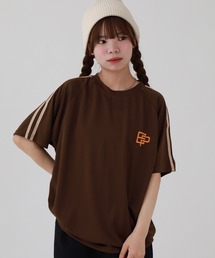 FUNALIVE（ファンアライブ）の「ワンポイント/サガラ/シルキーエアー 刺繍 ロゴ プリント 半袖 Tシャツ（Tシャツ/カットソー）」