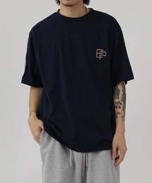 ワンポイント/サガラ/シルキーエアー 刺繍 ロゴ プリント 半袖 Tシャツ