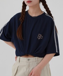 FUNALIVE（ファンアライブ）の「ワンポイント/サガラ/シルキーエアー 刺繍 ロゴ プリント 半袖 Tシャツ（Tシャツ/カットソー）」