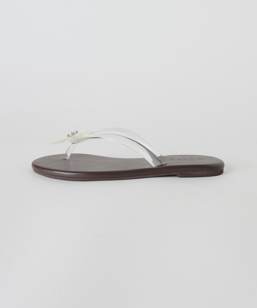 LE TALON(ルタロン)の「クリアフラワートングサンダル(サンダル・レディース・ブラウン・MEDIUM/X-LARGE/SMALL/LARGE)」の13枚目の写真
