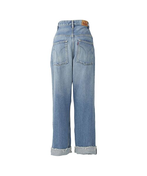 HYSTERIC GLAMOUR(ヒステリックグラマー)の「RESIZE加工 デニムストレートパンツ(デニムパンツ・レディース・ライトインディゴブルー・25inch/24inch/28inch/27inch/26inch)」の2枚目の写真