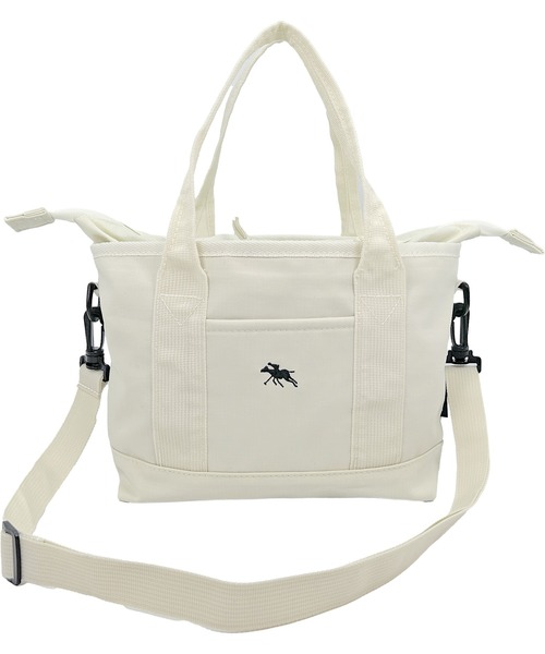 POLOCHAMPS（ポロチャンプス）の「POLOCHAMPS/ポロチャンプス 2WAYミニトートバッグ/ショルダーバッグ/ユニセックス（トートバッグ・メンズ・ベージュ/ネイビー/ブラック/アイボリー・FREE）」の7枚目の写真
