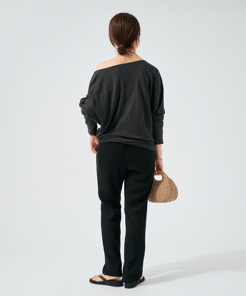 raspail(ラスパイユ)の「Raspail ラスパイユ Comfortable Tシャツ RB-276(Tシャツ/カットソー・レディース・ブラック/ベージュ・FREE)」の11枚目の写真