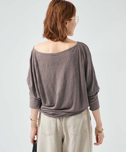 raspail(ラスパイユ)の「Raspail ラスパイユ Comfortable Tシャツ RB-276(Tシャツ/カットソー・レディース・ブラック/ベージュ・FREE)」の16枚目の写真