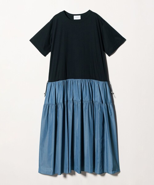 UNITED ARROWS（ユナイテッドアローズ）の「カット コンビ ドッキング ワンピース（ワンピース・レディース・ネイビー/ブラック/オフホワイト・FREE）」の15枚目の写真