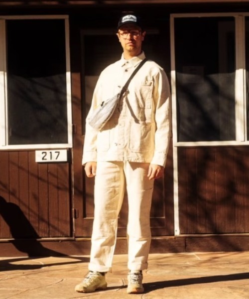 TOPO DESIGNS(トポデザインズ)の「【TOPO DESIGNS】PATCH MESH TRUCKER - DESERT DUSK(キャップ・メンズ・ブラック・フリー)」の4枚目の写真