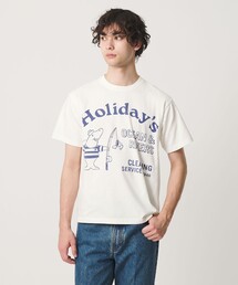 HOLIDAY BOILEAU（ホリディボワロ）の「【別注】＜HOLIDAY BOILEAU＞クリーニング サービス プリント Tシャツ（Tシャツ/カットソー）」