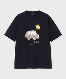 PS Paul Smith | Drawn by Paul "Striped Car" Tシャツ / 162704 220X(Tシャツ/カットソー)