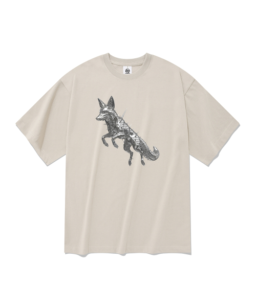 RADINEO(ラディネオ)の「クロムフォックス 半袖Tシャツ ベージュ(Tシャツ/カットソー・メンズ・その他・SMALL/MEDIUM/LARGE/X-LARGE)」の1枚目の写真