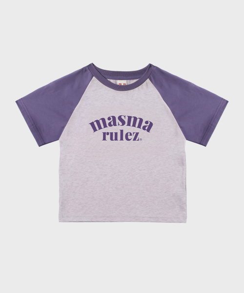 MASMARULEZ APPAREL(マスマルールズ アパレル)の「Arch Logo Raglan T-Shirt_3 Colors(Tシャツ/カットソー・レディース・ブラック/レッド/パープル・ONE SIZE)」の9枚目の写真