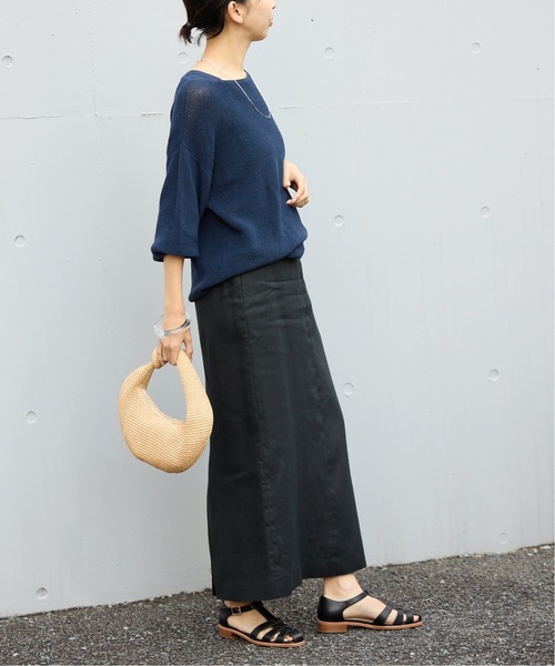 SLOBE IENA(スローブイエナ)の「《追加2》SLOBE レザーグルカサンダル(サンダル・レディース・ブラック・23cm/23.5cm/24cm/24.5cm)」の16枚目の写真