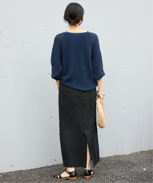 SLOBE IENA(スローブイエナ)の「《追加2》SLOBE レザーグルカサンダル(サンダル・レディース・ブラック・23cm/23.5cm/24cm/24.5cm)」の17枚目の写真