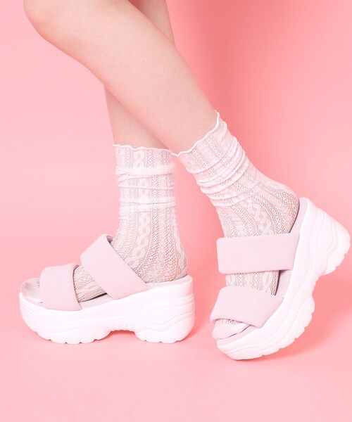 cs T&P(シーエスティーアンドピー)の「厚底ぷくぷくサンダル(サンダル・レディース・ブルー/ブラック/アイボリー/ピンク系・S/LL/L/M)」の16枚目の写真