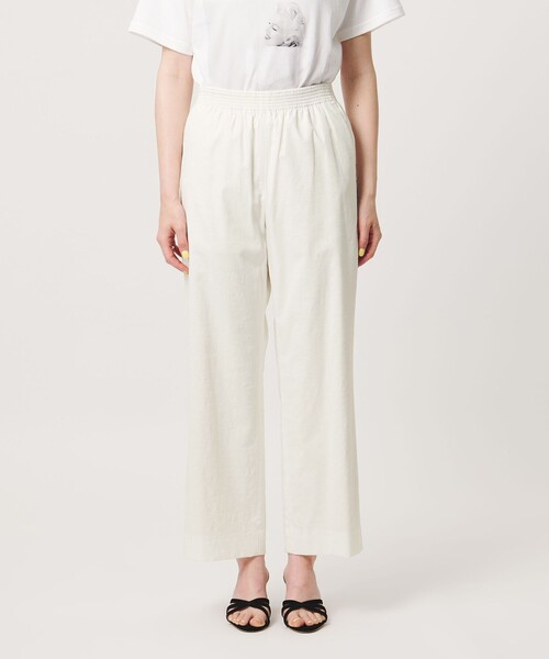 UNITED ARROWS(ユナイテッドアローズ)の「NALYA クロップドパンツ OFF WHITE(スラックス・レディース・オフホワイト・36/38/34/40)」の4枚目の写真