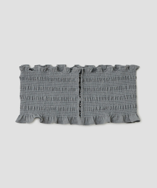 TYPESERVICE（タイプサービス）の「Smocked Hook Top [Gray]（その他トップス・レディース・その他・FREE）」の2枚目の写真
