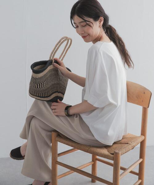 URBAN RESEARCH DOORS(アーバンリサーチドアーズ)の「『UR TECH』サマシェアタックスリーブプルオーバー | UVカット/接触冷感/大人カジュアル(Tシャツ/カットソー・レディース・ロイヤルブルー/ホワイト系その他/オフホワイト・FREE)」の10枚目の写真