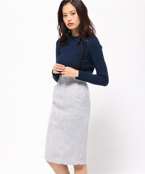 MURUA（ムルーア）の「サス付H/Wループツイードスカート（スカート・レディース・グレー/レッド/ブラック・1(S)/2(M)）」の17枚目の写真