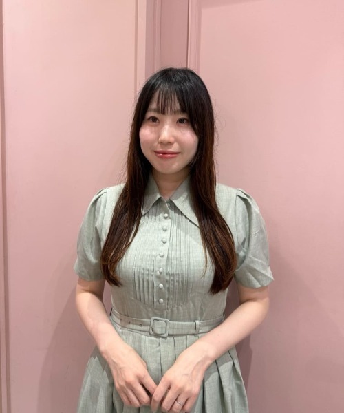 an another angelus(アンアナザーアンジェラス)の「アーチドカラーピンタックヨークワンピース/fint フィント(ワンピース・レディース・ライトブルー/ピンク/ライトグリーン・FREE)」の5枚目の写真