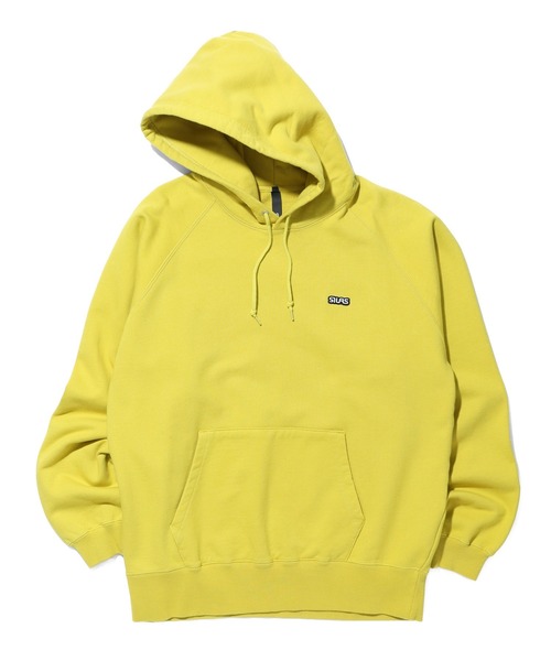 SILAS(サイラス)の「RAGLAN HOODED SWEATSHIRT(パーカー・メンズ・マスタード/ブラック/アッシュ・XL/L/M)」の1枚目の写真