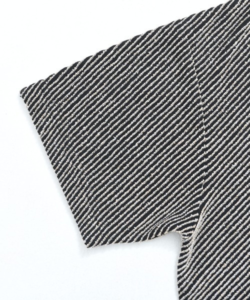 BENUSTA(ベヌスタ)の「『BENUSTA/ベヌスタ』クルーネックデザイン半袖カットソー【GC】(Tシャツ/カットソー・メンズ・ホワイト/ブラック・L/M)」の9枚目の写真
