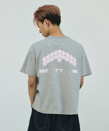 SHOOTING STAR グレー クロップTシャツ