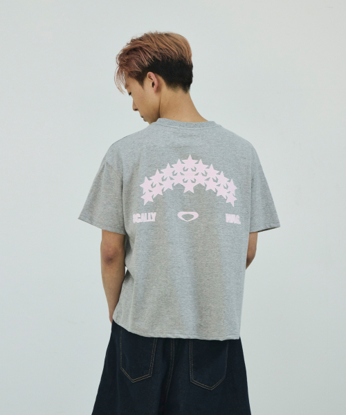 SCALLYWAG（スカリーワグ）の「SHOOTING STAR グレー クロップTシャツ（Tシャツ/カットソー・レディース・その他・SMALL/MEDIUM/LARGE）」の2枚目の写真