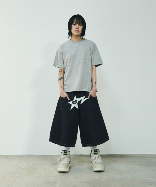 SCALLYWAG（スカリーワグ）の「SHOOTING STAR グレー クロップTシャツ（Tシャツ/カットソー・レディース・その他・SMALL/MEDIUM/LARGE）」の8枚目の写真