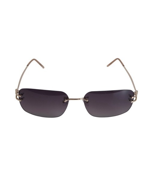 Chikashitsu +(チカシツプラス)の「【Chikashitsu +】rimless sunglasses 2 (3color) / 【チカシツプラス】リムレスカラーサングラス(サングラス・メンズ・ブラック×ゴールド/ブラック×シルバー/ブラウン・ONE SIZE)」の7枚目の写真