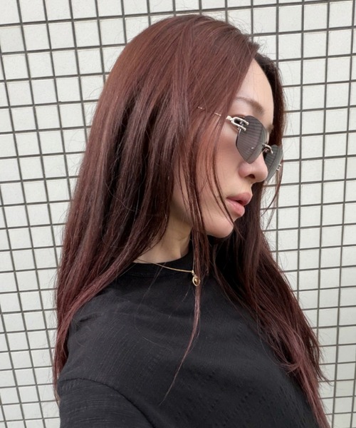 Chikashitsu +(チカシツプラス)の「【Chikashitsu +】rimless sunglasses 2 (3color) / 【チカシツプラス】リムレスカラーサングラス(サングラス・メンズ・ブラック×ゴールド/ブラック×シルバー/ブラウン・ONE SIZE)」の16枚目の写真