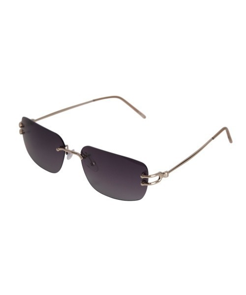 Chikashitsu +(チカシツプラス)の「【Chikashitsu +】rimless sunglasses 2 (3color) / 【チカシツプラス】リムレスカラーサングラス(サングラス・メンズ・ブラック×ゴールド/ブラック×シルバー/ブラウン・ONE SIZE)」の17枚目の写真