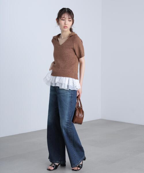 FREE'S MART(フリーズマート)の「【はかなコラボ】ティアードペプラムキャミ〈MFM〉(Tシャツ/カットソー・レディース・ホワイト系その他/ホワイト・FREE)」の22枚目の写真
