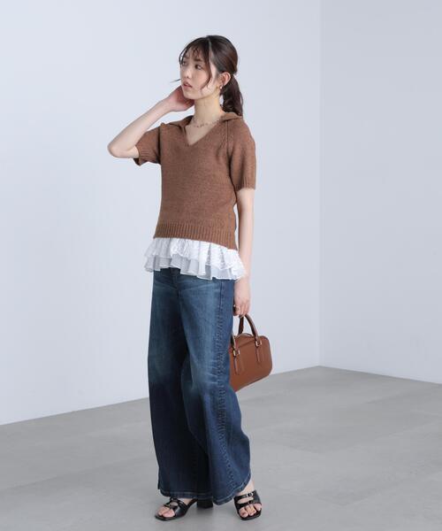 FREE'S MART(フリーズマート)の「【はかなコラボ】ティアードペプラムキャミ〈MFM〉(Tシャツ/カットソー・レディース・ホワイト系その他/ホワイト・FREE)」の13枚目の写真