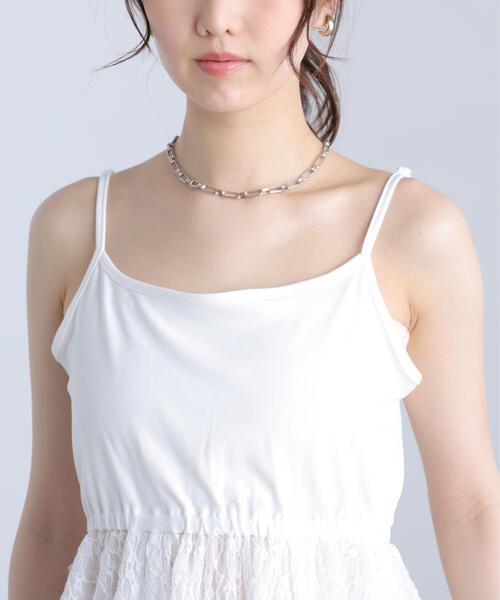 FREE'S MART(フリーズマート)の「【はかなコラボ】ティアードペプラムキャミ〈MFM〉(Tシャツ/カットソー・レディース・ホワイト系その他/ホワイト・FREE)」の17枚目の写真