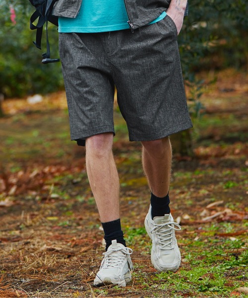 The DUFFER of ST.GEORGE(ザダファーオブセントジョージ)の「セットアップ対応 ポリエステルドットメッシュ ショーツ(その他パンツ・メンズ・グレー/ネイビー・X-LARGE/LARGE/MEDIUM)」の10枚目の写真
